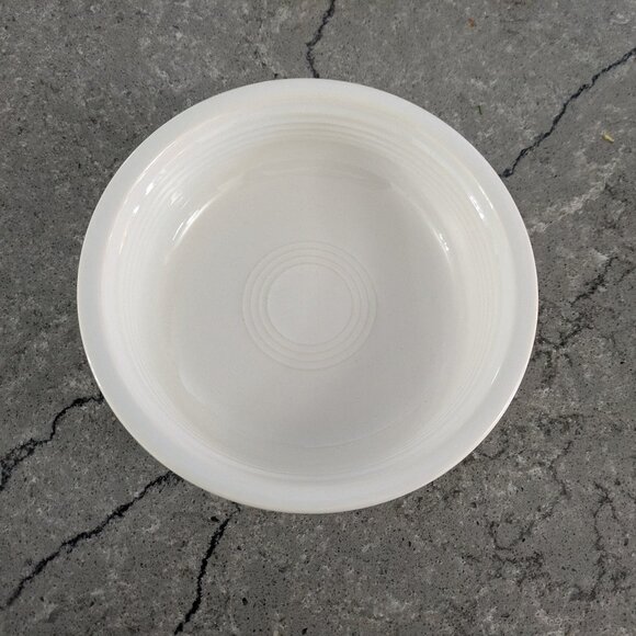 Fiestaware White Place Setting (Discontinued Tea Cup & Saucer) - Picture 4 of 9